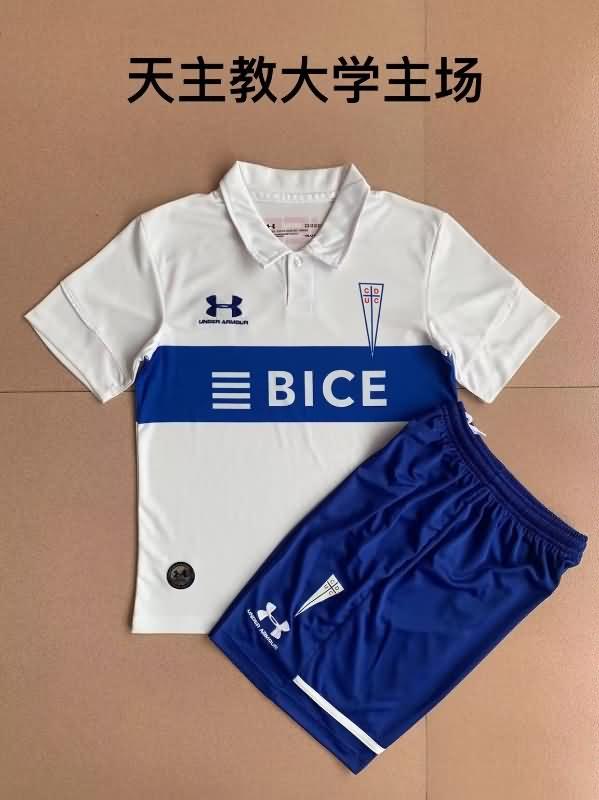 Kids Universidad Catolica 2023 Home Soccer Jersey And Shorts