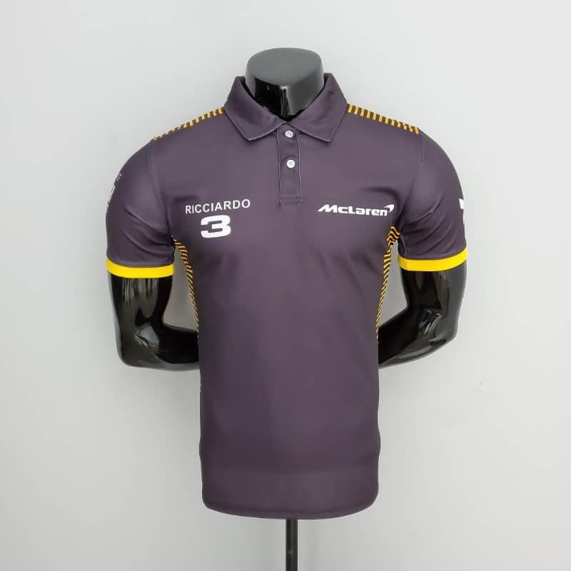 AAA Quality Mclaren 2022 Purple Polo Soccer T-Shirt