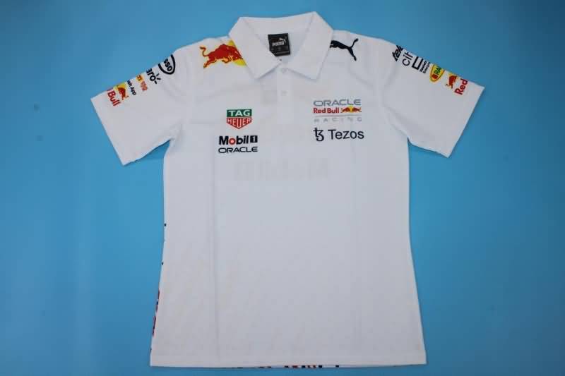 AAA Quality Red Bull 2022 White Polo Soccer T-Shirt