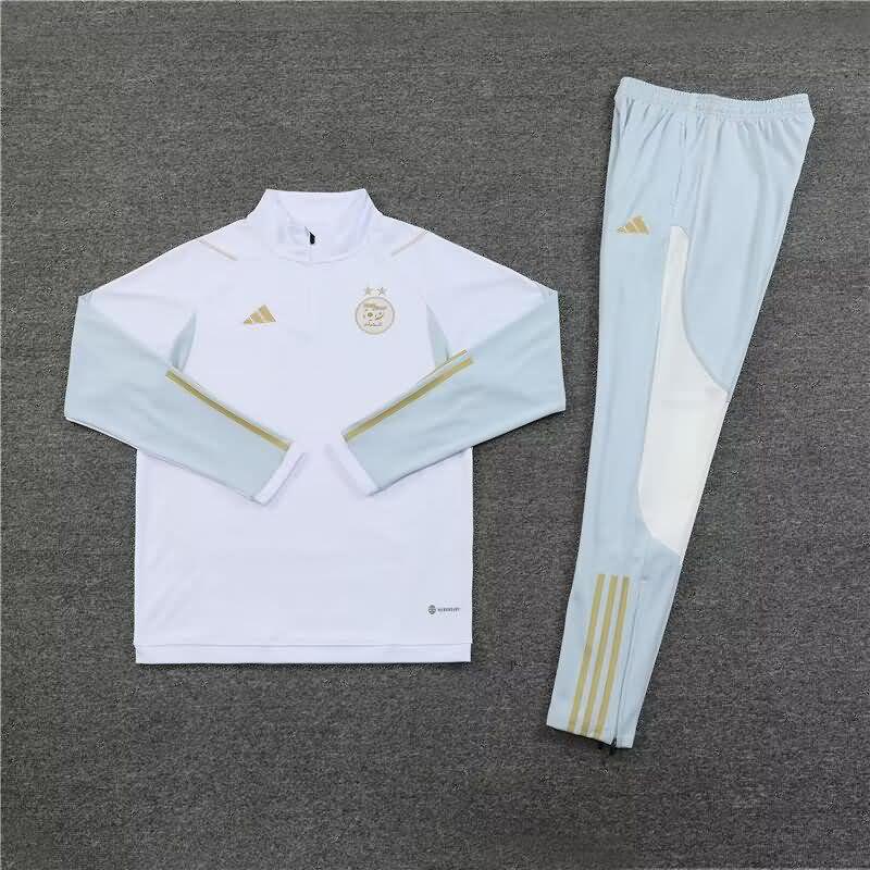 AAA Quality Algeria 2023 White Soccer Tracksuit