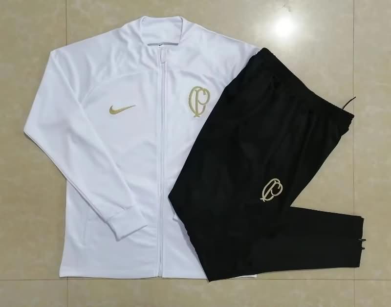AAA Quality Corinthians 2023 White Soccer Tracksuit