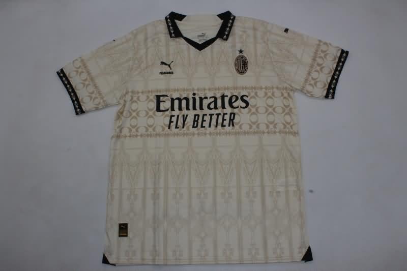 AAA Quality AC Milan 23/24 Fourth White Soccer Jersey