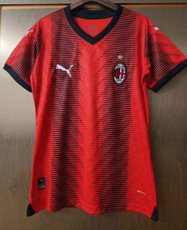 AAA Quality AC Milan 23/24 Home Woman Soccer Jersey