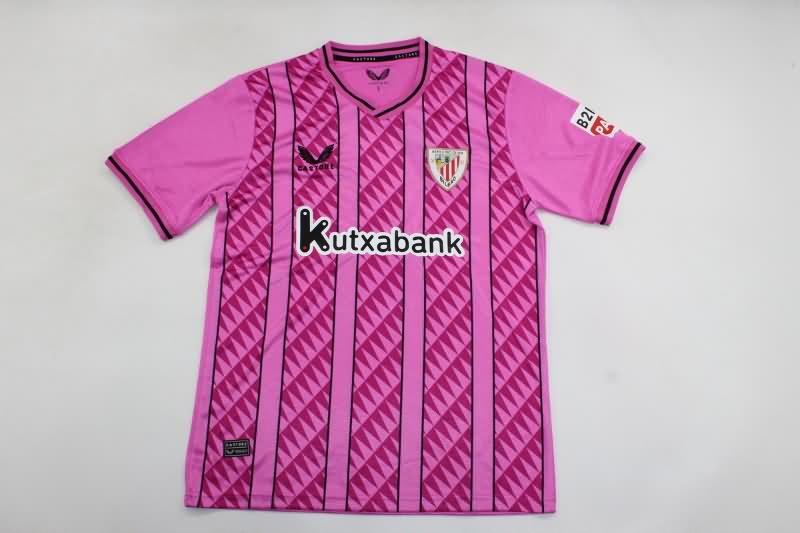 AAA Quality Athletic Bilbao 23/24 Goalkeeper Pink Soccer Jersey