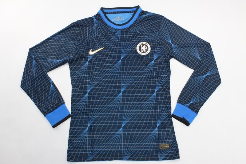 AAA Quality Chelsea 23/24 Away Long Sleeve Soccer Jersey(Player)