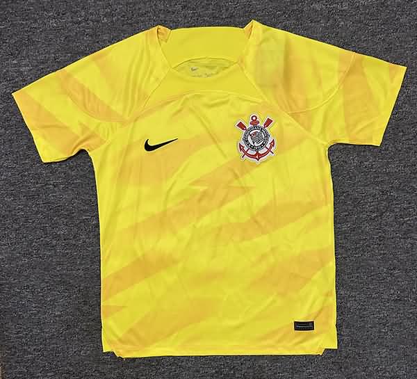 AAA Quality Corinthians 2023 Goalkeeper Yellow Soccer Jersey