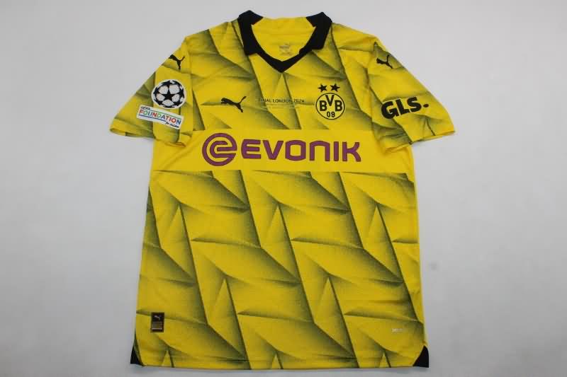 AAA Quality Dortmund 23/24 Home UCL Final Soccer Jersey