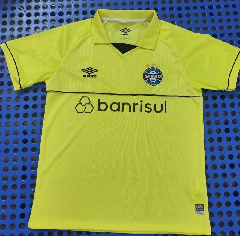 AAA Quality Gremio 2023 Goalkeeper Yellow Soccer Jersey
