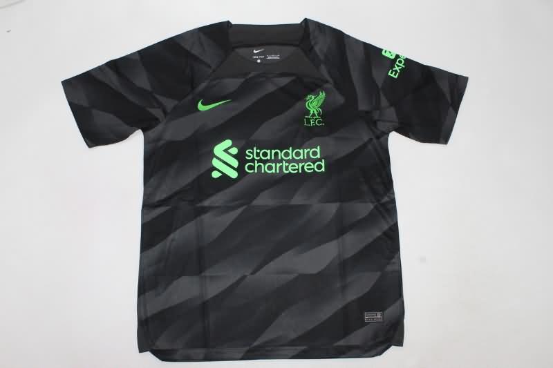 AAA Quality Liverpool 23/24 Goalkeeper Black Soccer Jersey