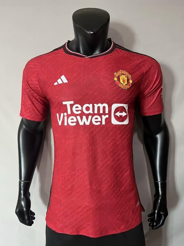 AAA Quality Manchester United 23/24 Home Soccer Jersey (Player)