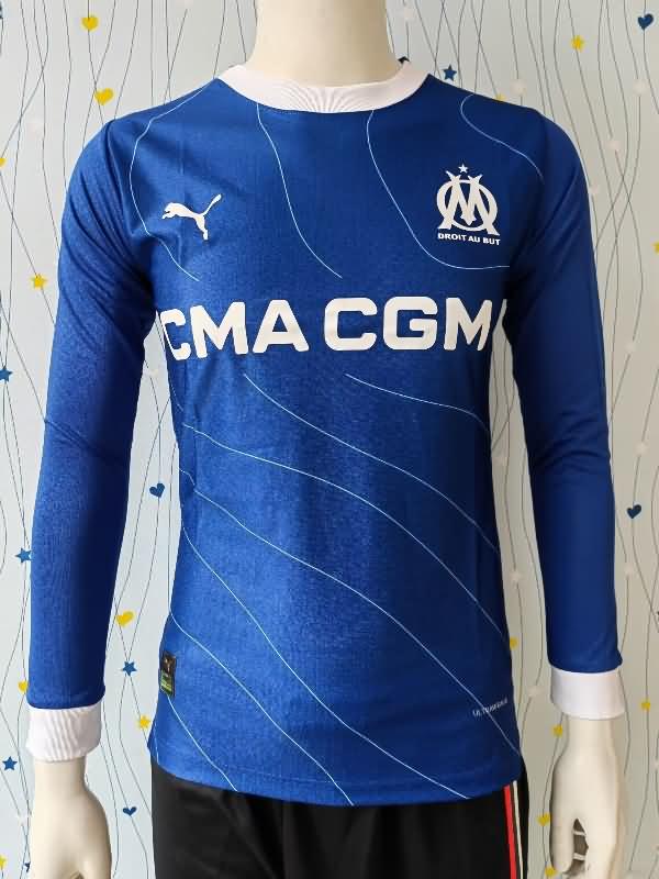 AAA Quality Marseilles 23/24 Away Long Sleeve Soccer Jersey (Player)