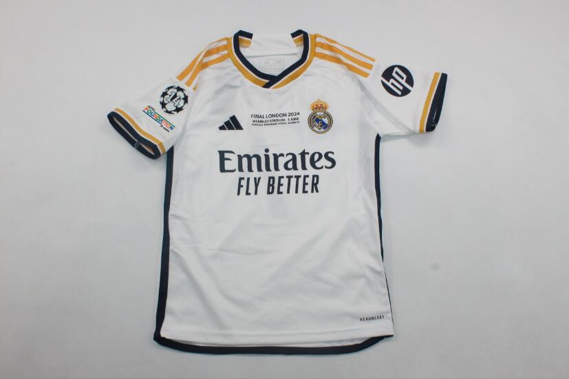 AAA Quality Real Madrid 23/24 UCL Final Home Soccer Jersey