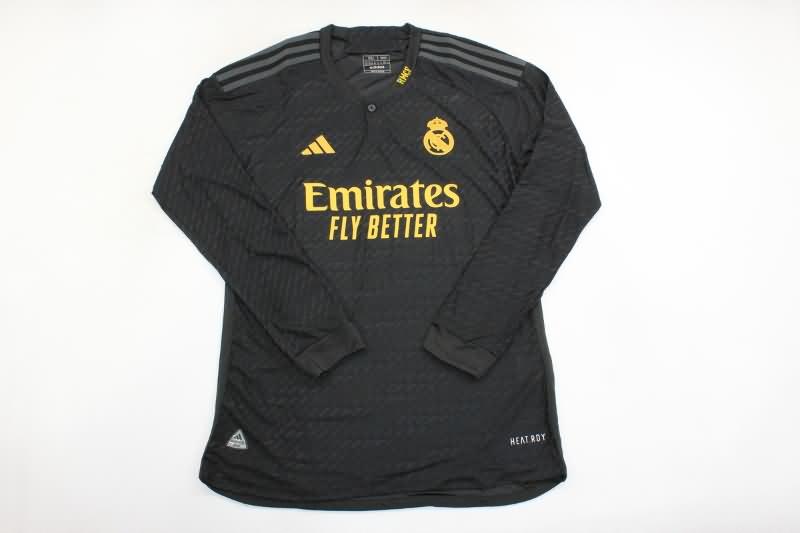 AAA Quality Real Madrid 23/24 Third Long Sleeve Soccer Jersey (Player)