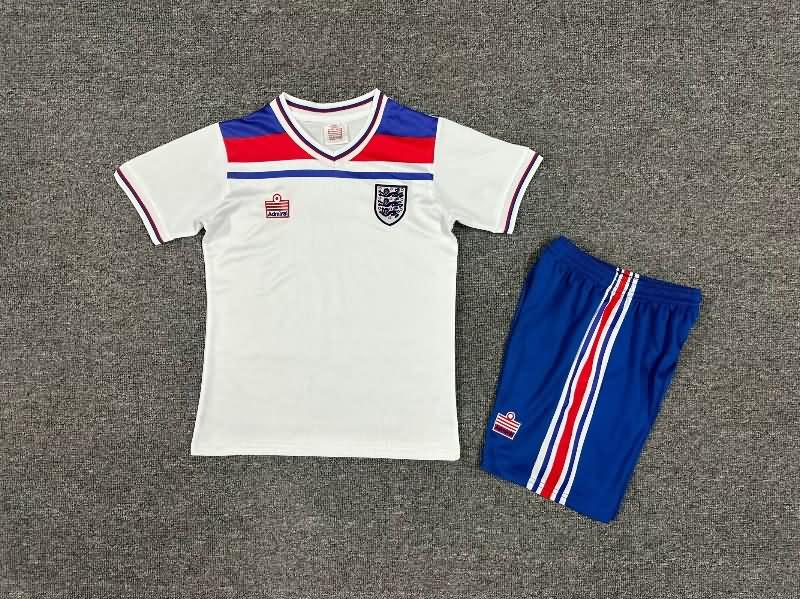 Kids England 1982 Home Soccer Jersey And Shorts