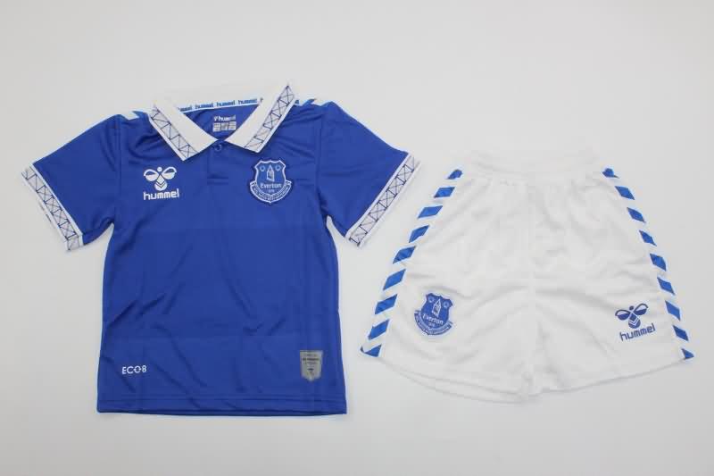 Kids Everton 23/24 Home Soccer Jersey And Shorts