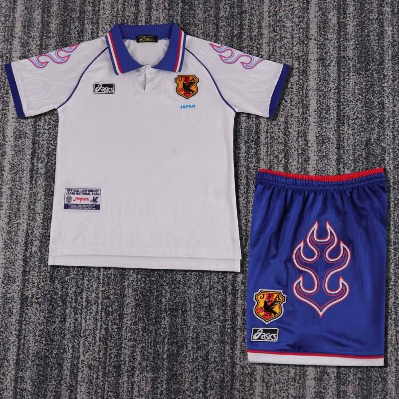 Kids Japan 1998 Away Soccer Jersey And Shorts