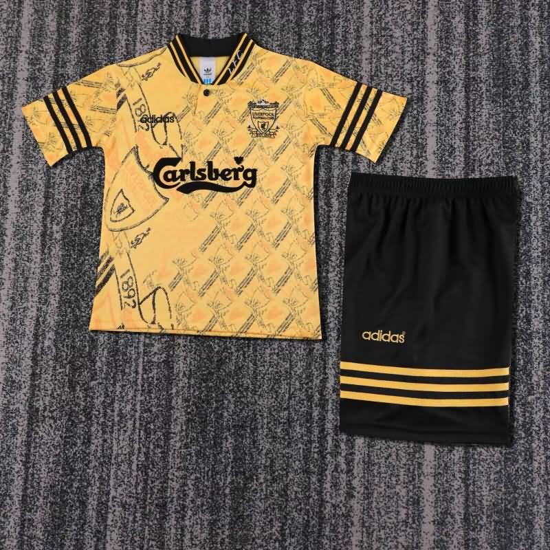 Kids Liverpool 1994/96 Away Soccer Jersey And Shorts