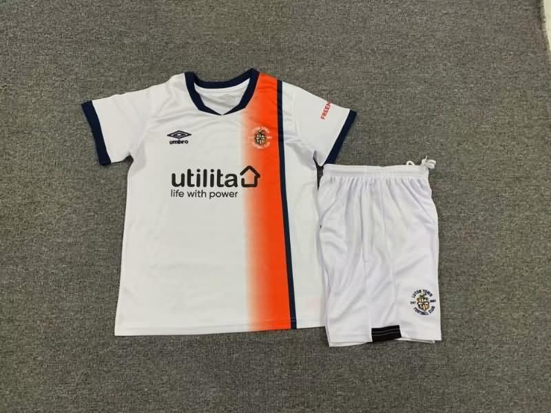 Kids Luton 23/24 Away Soccer Jersey And Shorts
