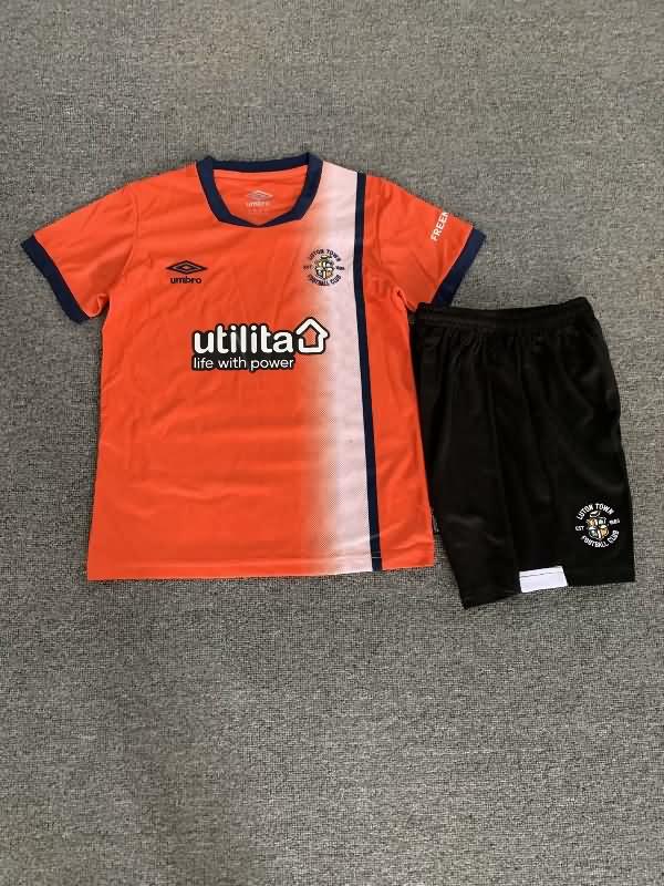Kids Luton 23/24 Home Soccer Jersey And Shorts