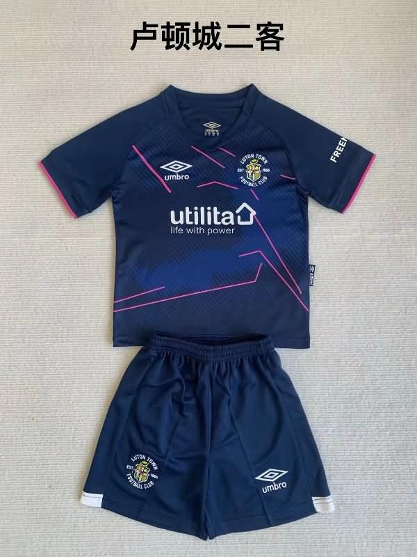 Kids Luton 23/24 Third Soccer Jersey And Shorts