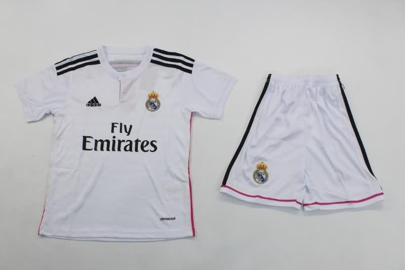 Kids Real Madrid 14/15 Home Soccer Jersey And Shorts