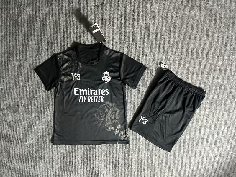 Kids Real Madrid 23/24 Special Soccer Jersey And Shorts 02