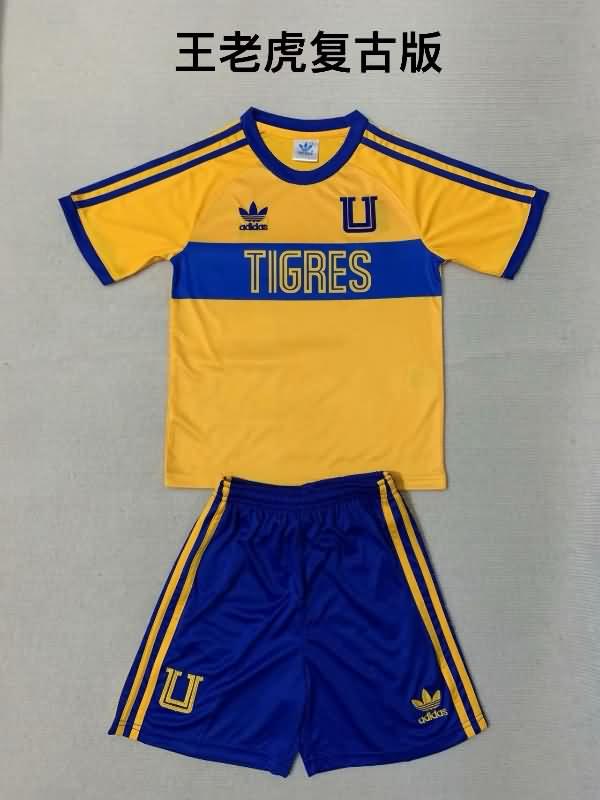 Kids Tigres UANL 23/24 Yellow Soccer Jersey And Shorts