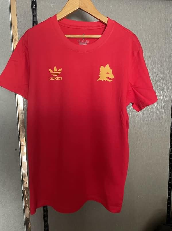 AAA Quality AS Roma 23/24 Red Polo Soccer T-Shirt