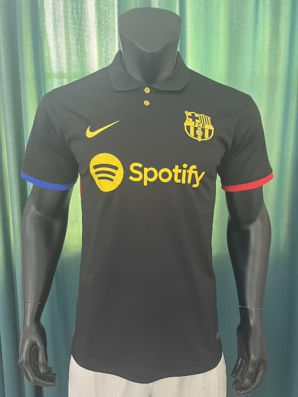AAA Quality Barcelona 23/24 Black Polo Soccer T-Shirt