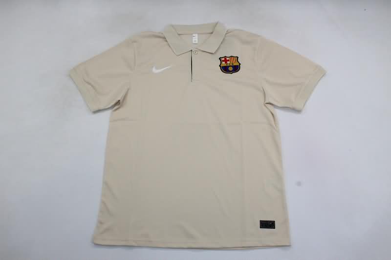 AAA Quality Barcelona 23/24 Gold Polo Soccer T-Shirt