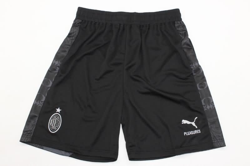 AAA Quality AC Milan 23/24 Fourth Black Soccer Shorts