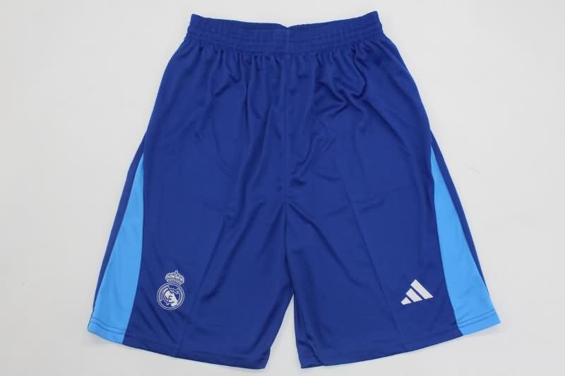 AAA Quality Real Madrid 2023/24 Goalkeeper Blue Soccer Shorts