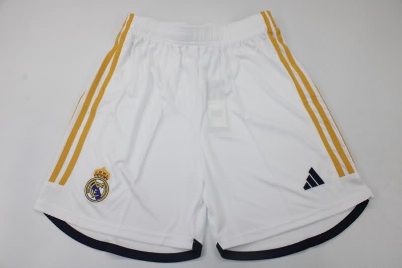 AAA Quality Real Madrid 2023/24 Home Soccer Shorts