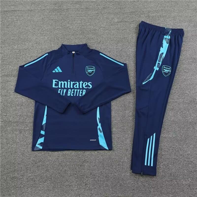 AAA Quality Arsenal 23/24 Dark Blue Soccer Tracksuit 03