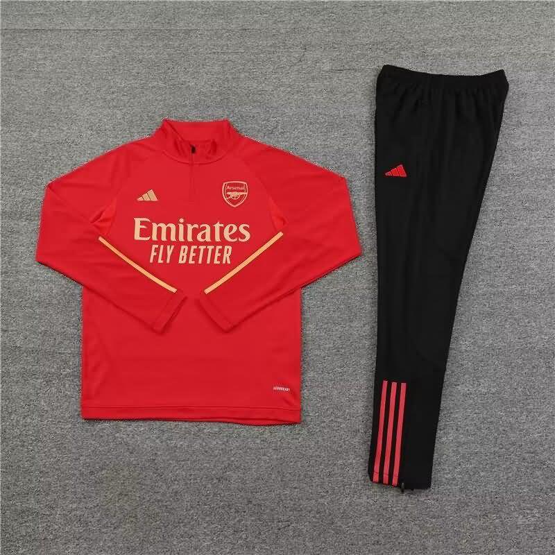 AAA Quality Arsenal 23/24 Red Soccer Tracksuit 03