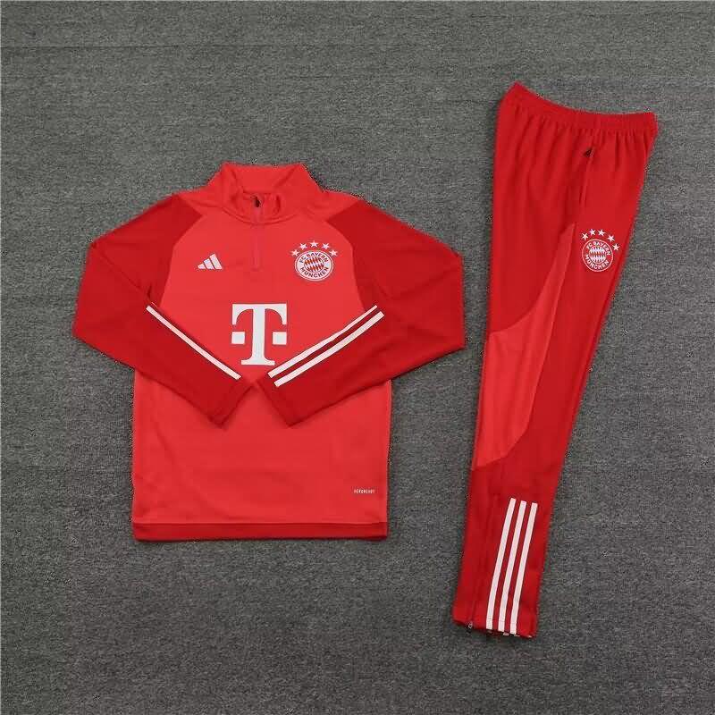 AAA Quality Bayern Munich 23/24 Red Soccer Tracksuit 02