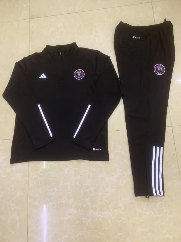 AAA Quality Inter Miami 2023 Black Soccer Tracksuit