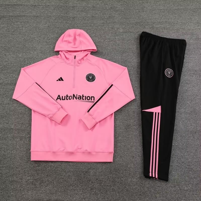 AAA Quality Inter Miami 2023 Pink Soccer Tracksuit 03