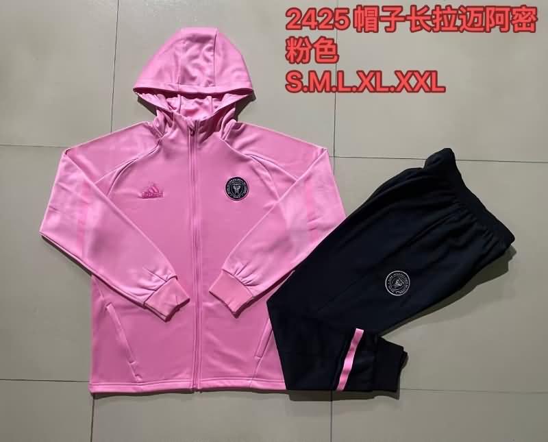 AAA Quality Inter Miami 2023 Pink Soccer Tracksuit 04