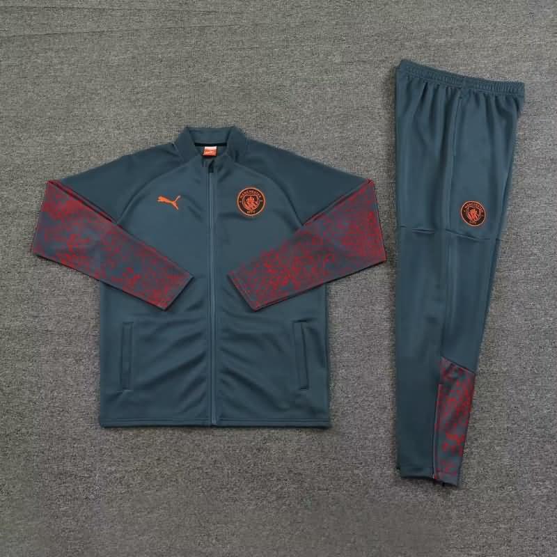 AAA Quality Manchester City 23/24 Grey Soccer Tracksuit 02