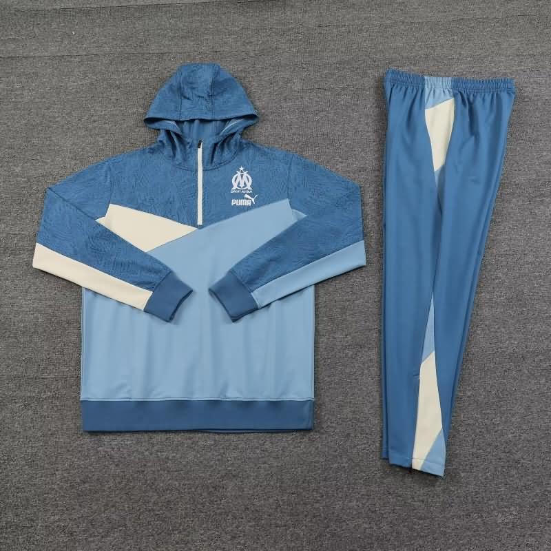 AAA Quality Marseilles 23/24 Blue Soccer Tracksuit