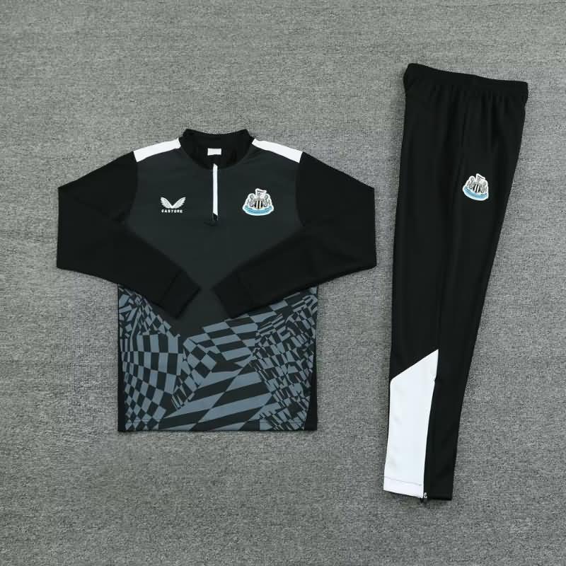 AAA Quality Newcastle United 23/24 Black Soccer Tracksuit