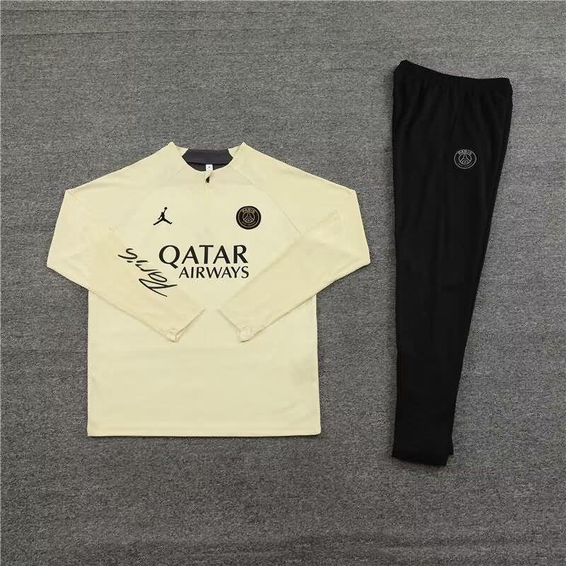 AAA Quality PSG 23/24 Cream Soccer Tracksuit