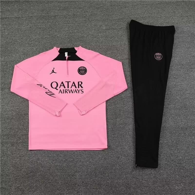 AAA Quality PSG 23/24 Pink Soccer Tracksuit