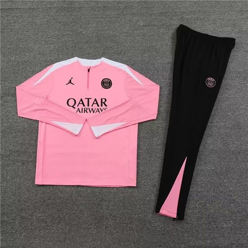 AAA Quality PSG 23/24 Pink Soccer Tracksuit 02