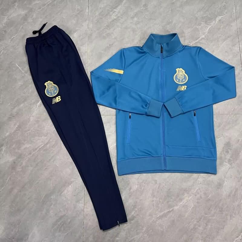 AAA Quality Porto 23/24 Blue Soccer Tracksuit 02