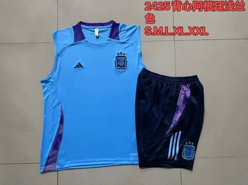 AAA Quality Argentina 2024 Blue Soccer Training Sets 02