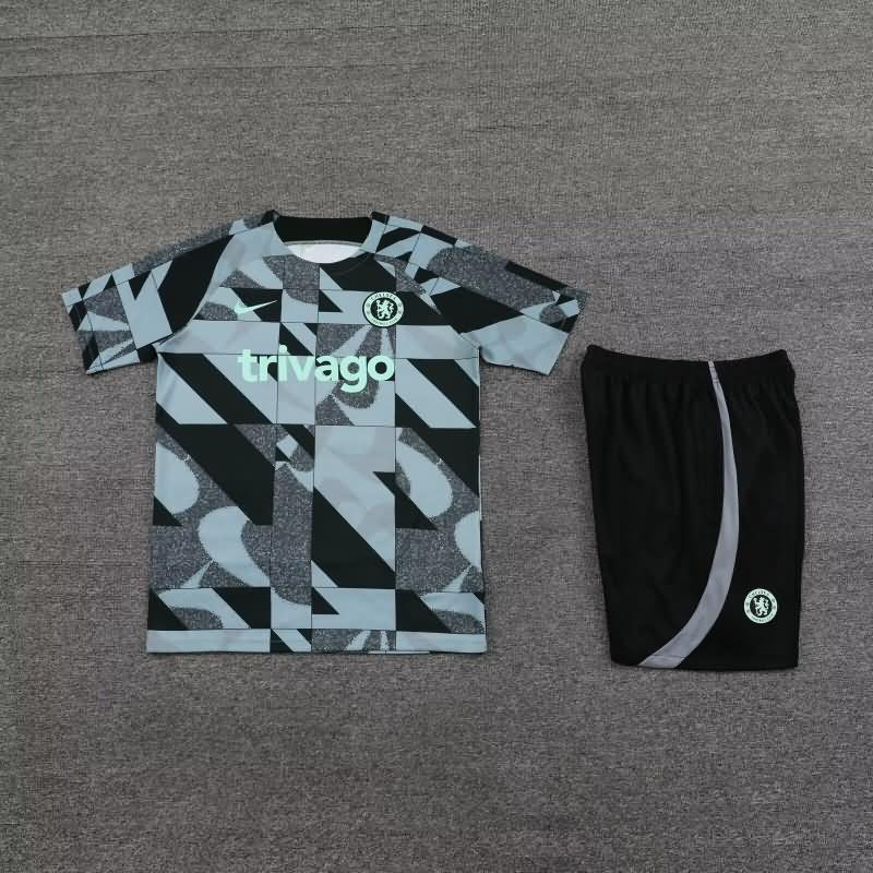 AAA Quality Chelsea 23/24 Camouflage Soccer Training Sets 02