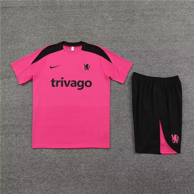AAA Quality Chelsea 23/24 Pink Soccer Training Sets
