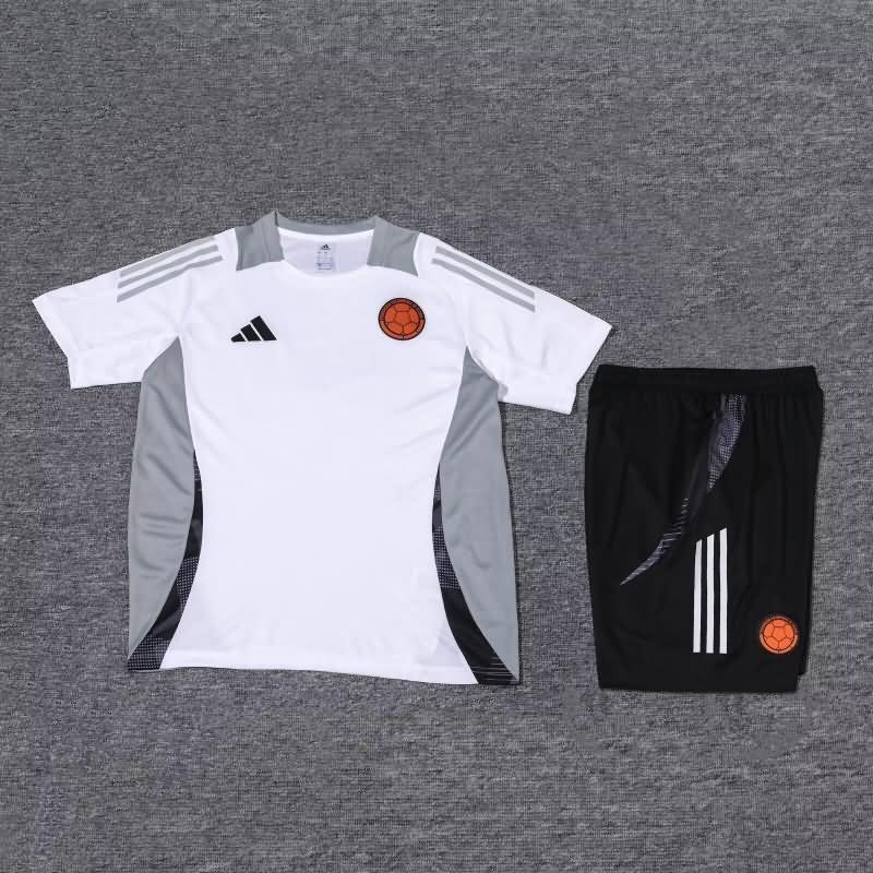 AAA Quality Colombia 2024 White Soccer Training Sets